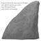 Decorative Outdoor Weather-Resistant Artistic Artificial Faux Stone Rock, Garden Patio Granite Grey Fiberglass Stone